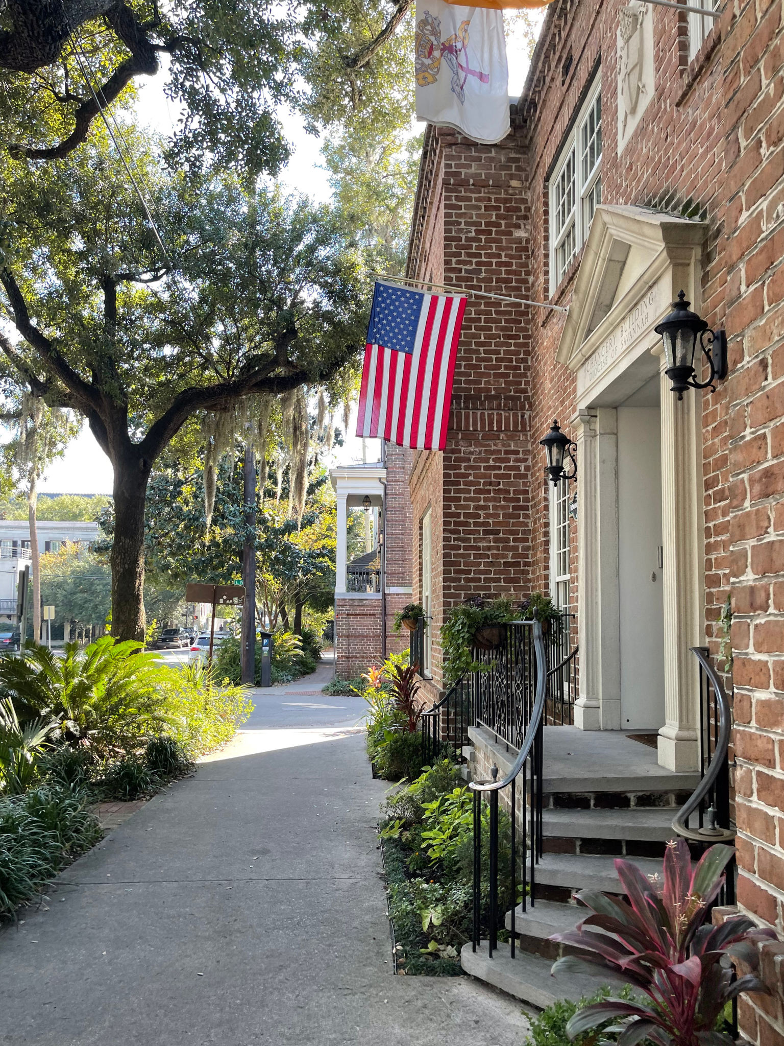 image of a street in Savannah, GA